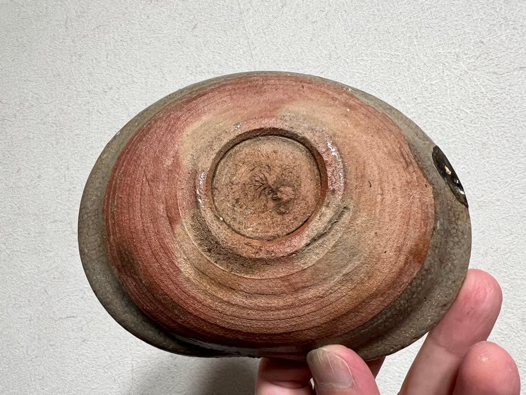 古唐津 無地小皿 窯跡 発掘 伝世 出土 茶道具 茶道 骨董 古美術