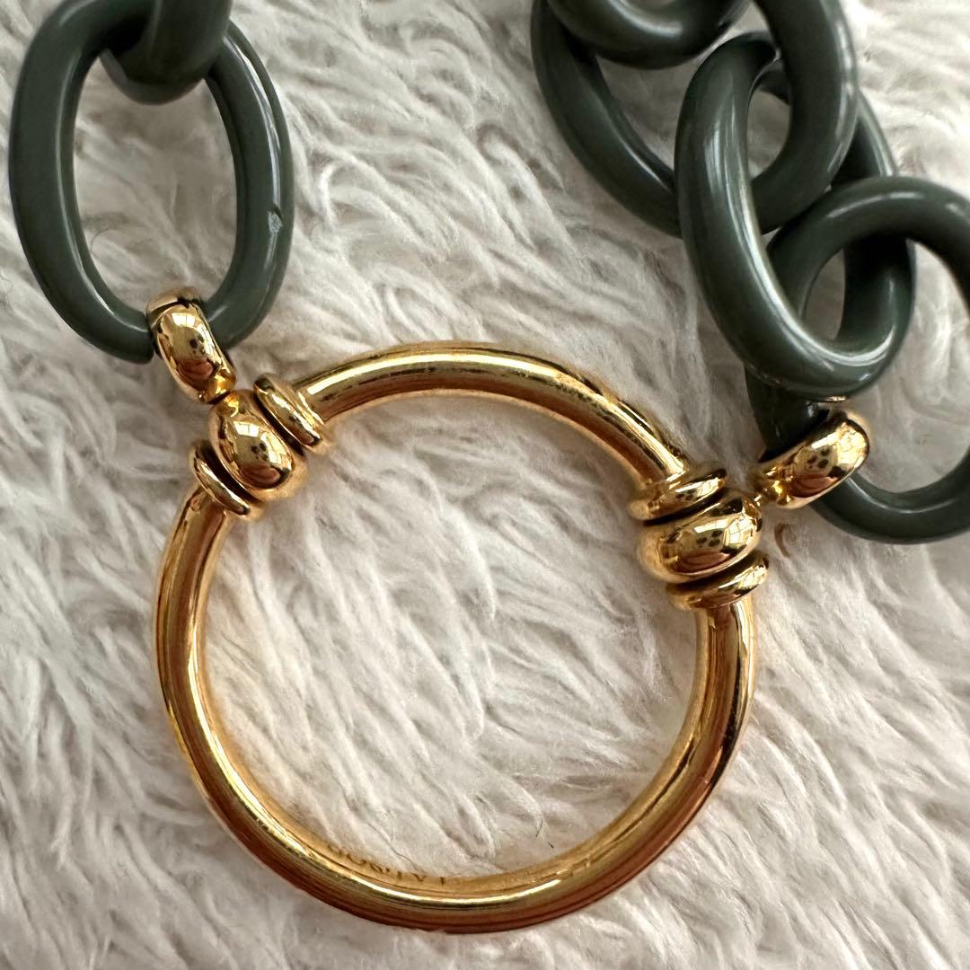 希少　la loop グラスホルダー　ゴールド　カーキ　眼鏡ホルダー