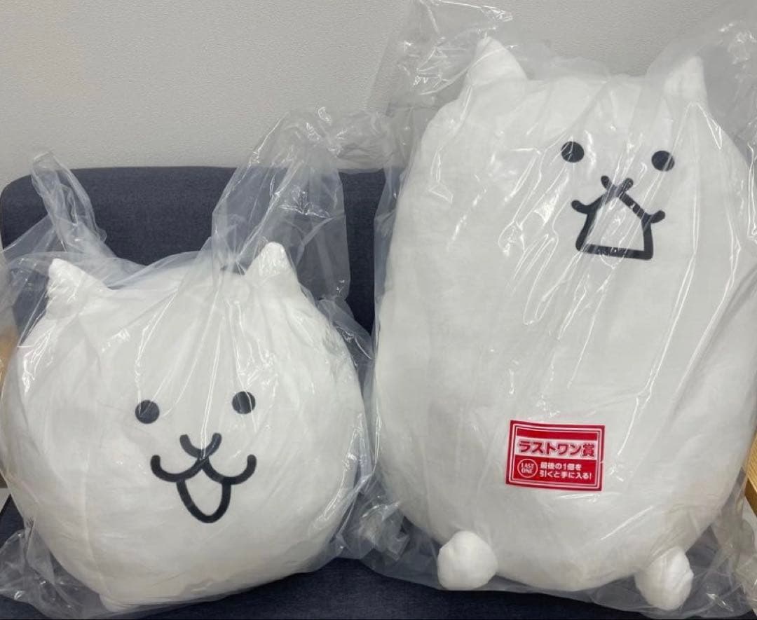 にゃんこ大戦争一番くじ　B賞　ぬいぐるみ　ラストワン賞　ぬいぐるみ