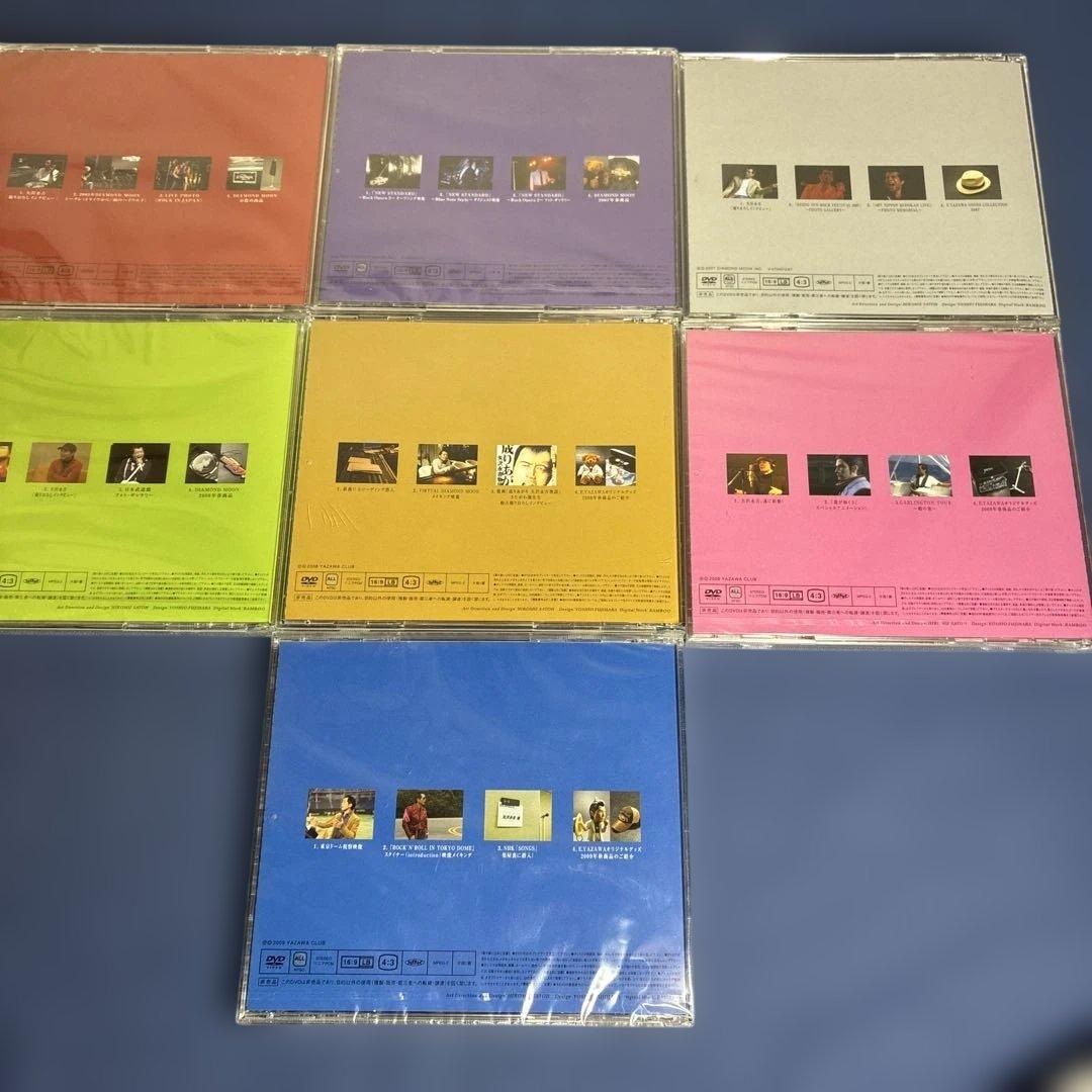 YAZAWA CLUB (矢沢永吉)DVD セット(1.2.4.6.７新品)
