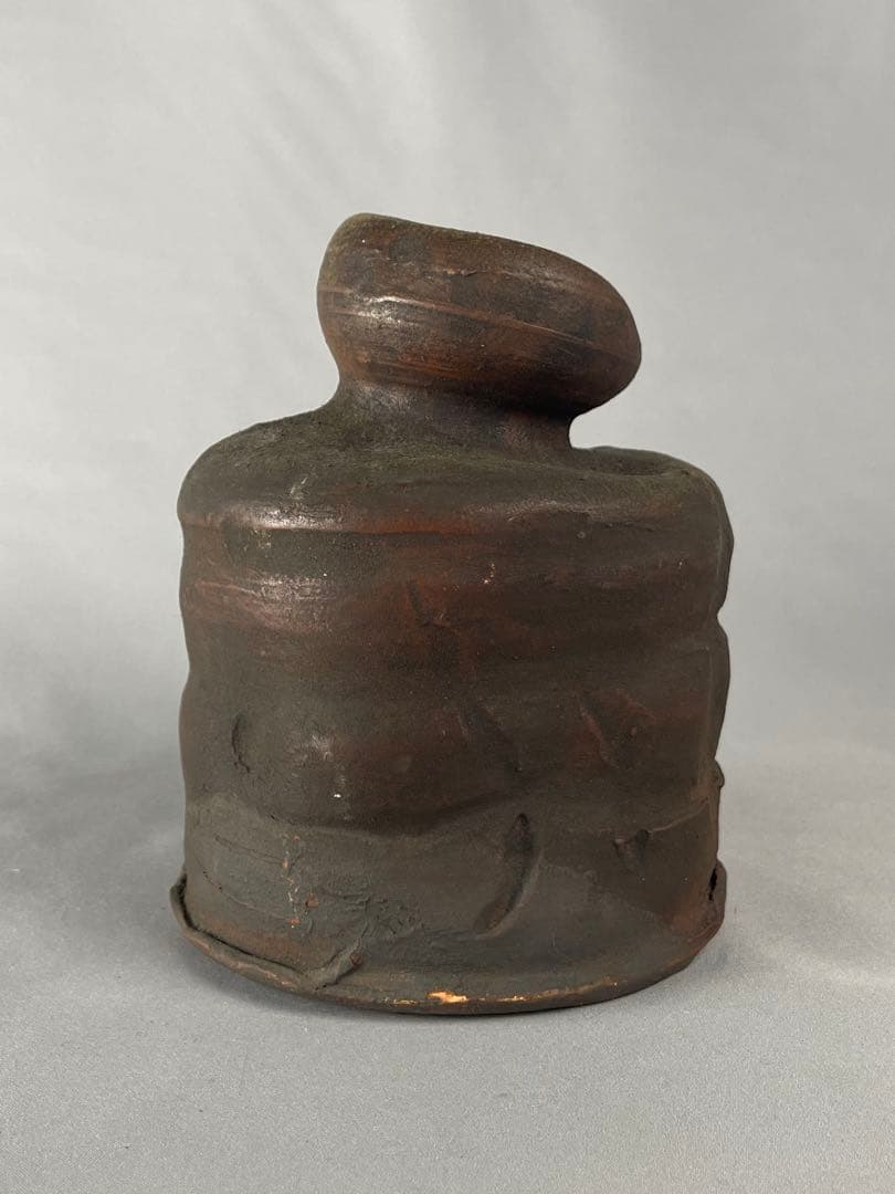 備前焼【北大路魯山人】作 花瓶 花入 変形花入 花器