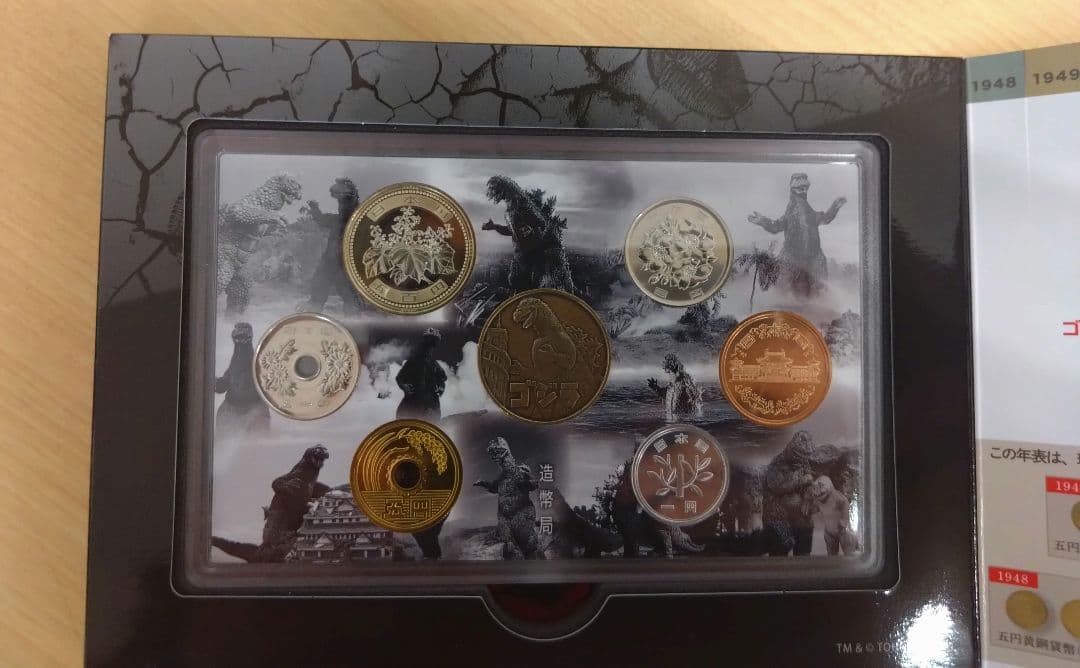 ゴジラ70周年2024プルーフ貨幣セット ゴジラ70周年貨幣セット