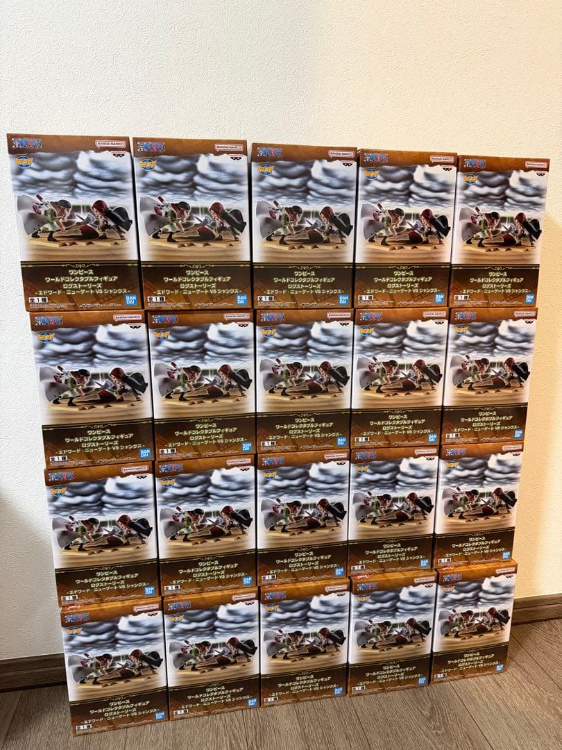 【新品】ワンピースログストーリーズ エドワード・ニューゲートVSシャンクス20個