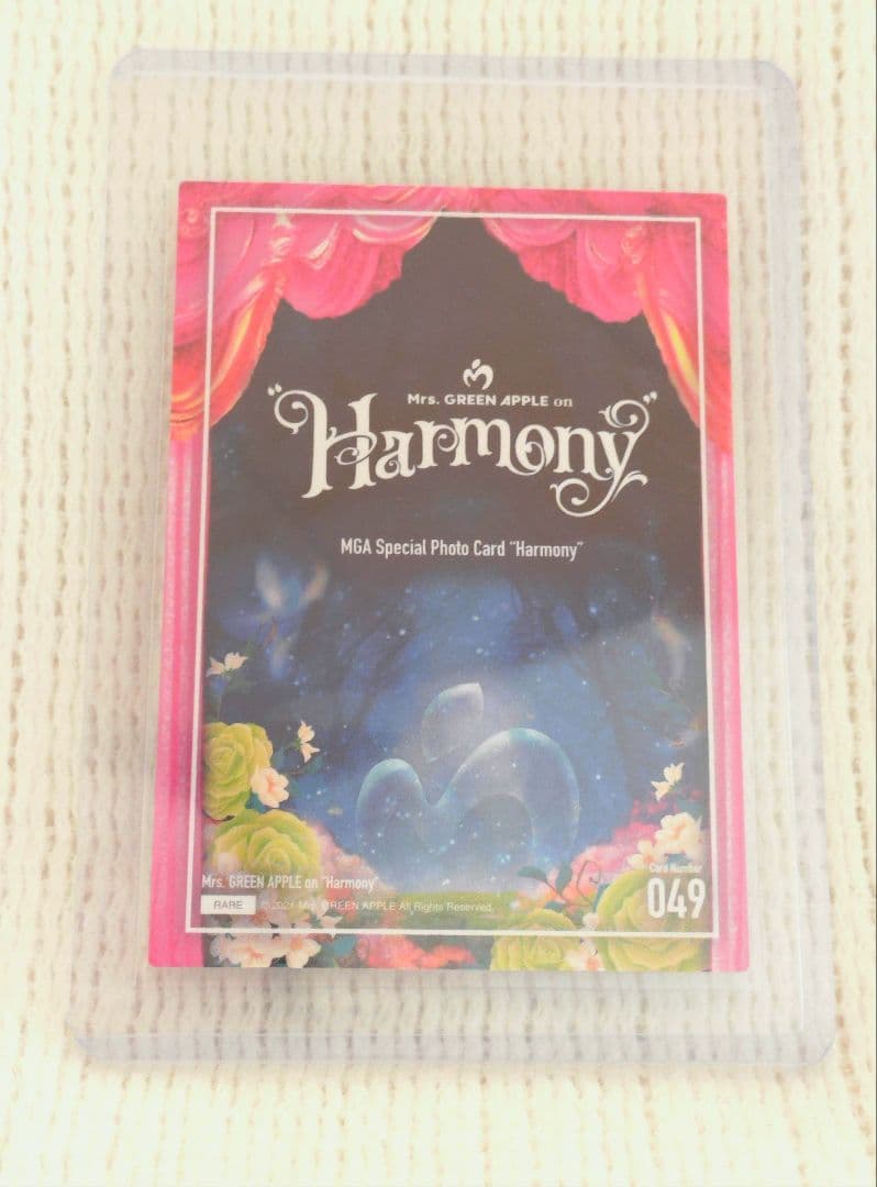 ミセスグリーンアップル大森元貴　Harmony　フォトカ　レア