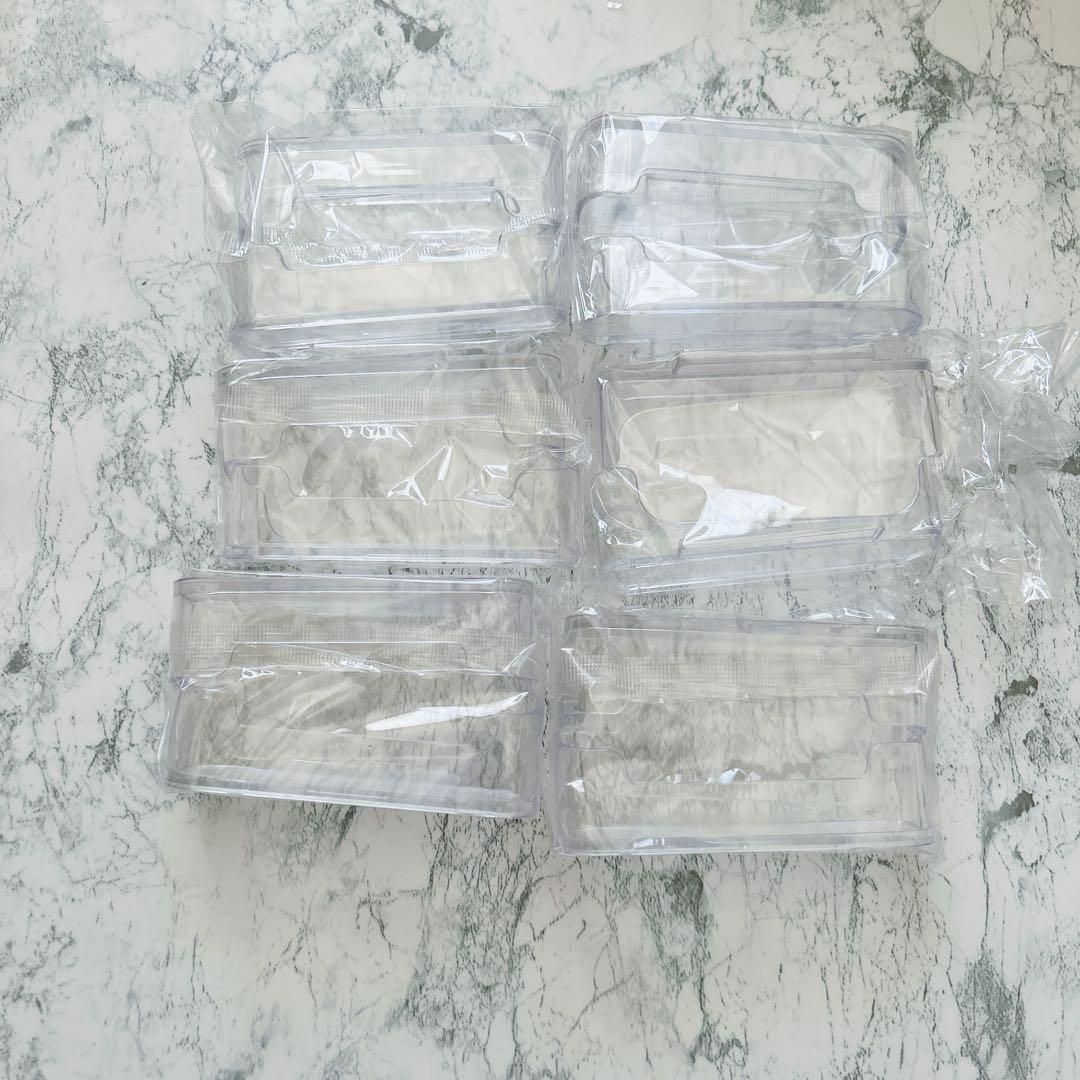 名刺スタンド 名刺立て アクリル 12個セット【30〜50枚収納可能】