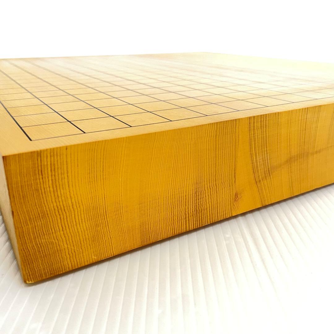 美品 本榧 碁盤 ハギ盤 2寸 二寸 6kg はまぐり碁石 囲碁 将棋 卓上盤