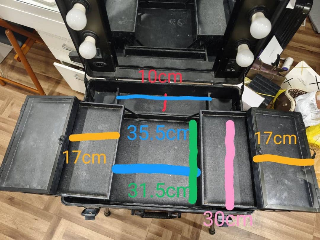 R*i様 ハリウッドミラードレッサー　プロ仕様　持ち運べるタイプ