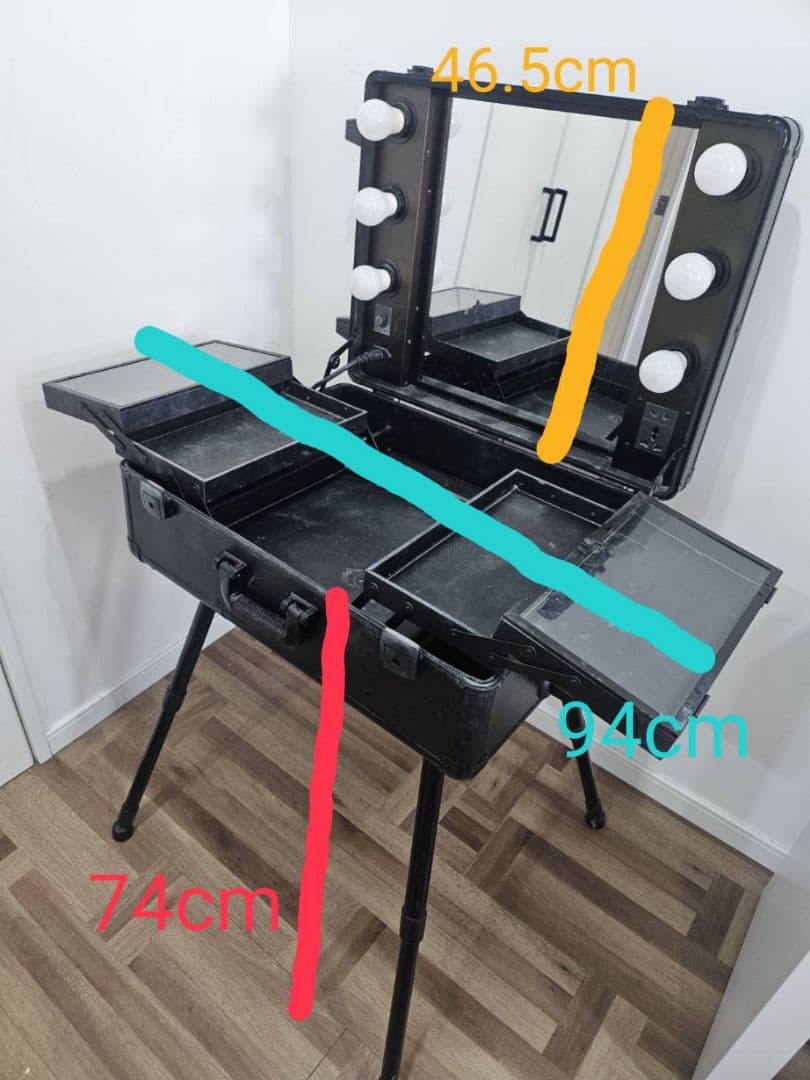 R*i様 ハリウッドミラードレッサー　プロ仕様　持ち運べるタイプ