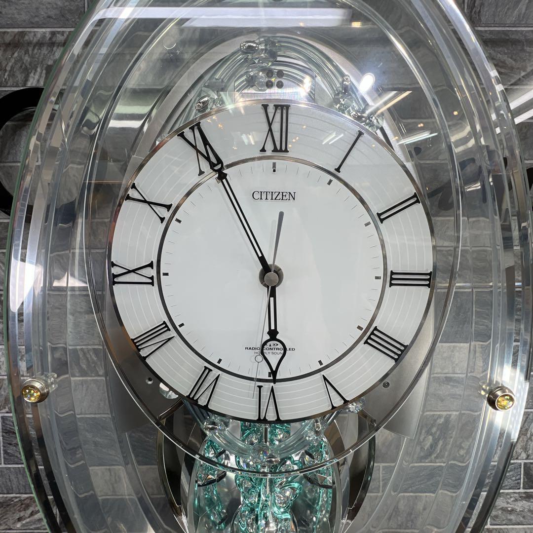 【美品】稼働品　CITIZEN　パルミューズM438　メロディ時計　からくり時計