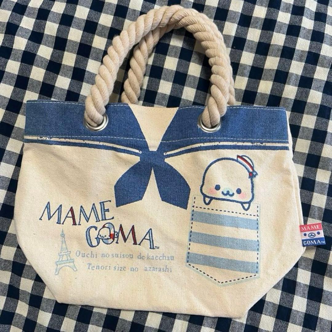 まめゴマ　キャンバスバッグ