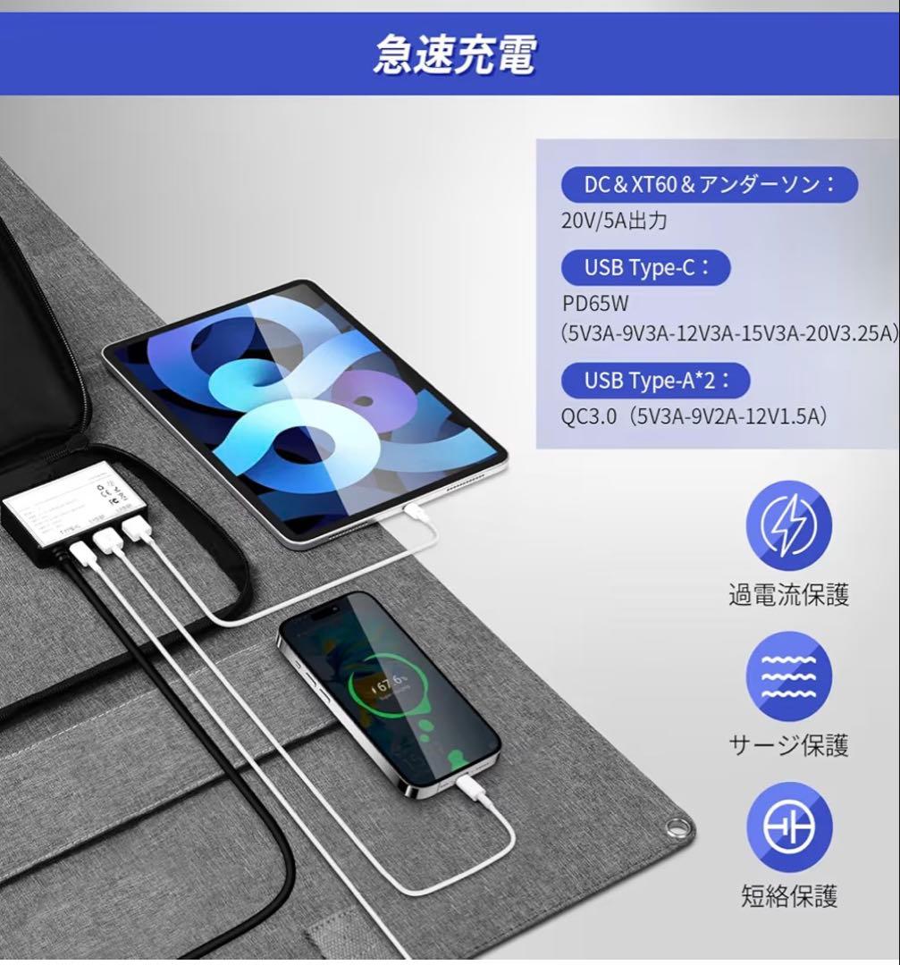 ソーラーパネル　100W