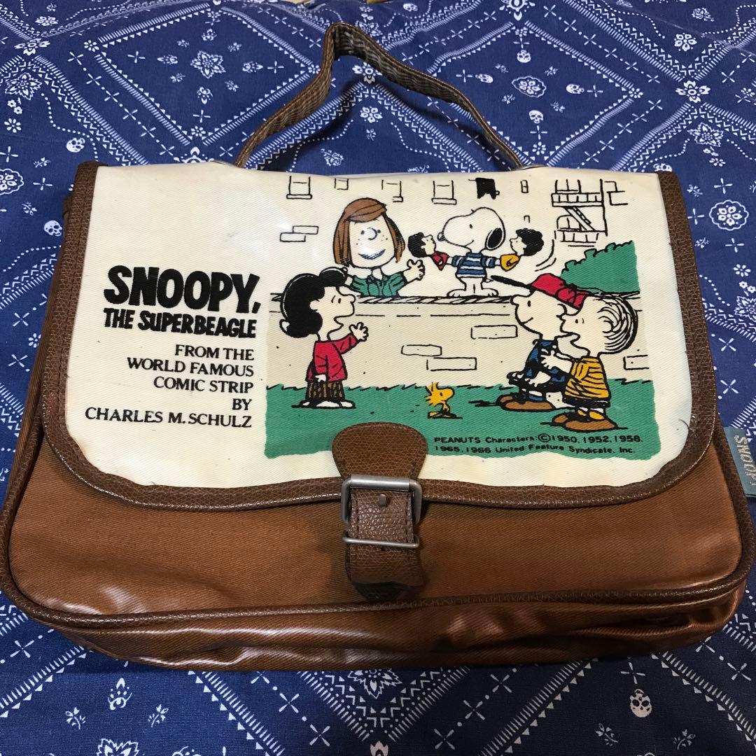 最終値下げスヌーピー　手提げバッグ　ヴィンテージ