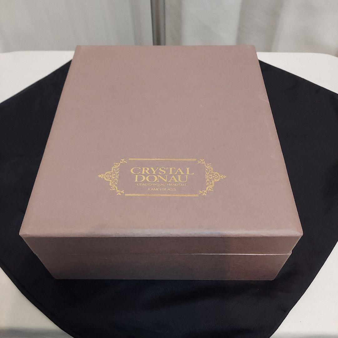 新品未使用　CRYSTAL DONAU　切子 ワイングラス　2個