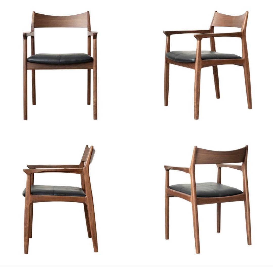 【かえる】ウォールナット アームチェア❷ 関家具