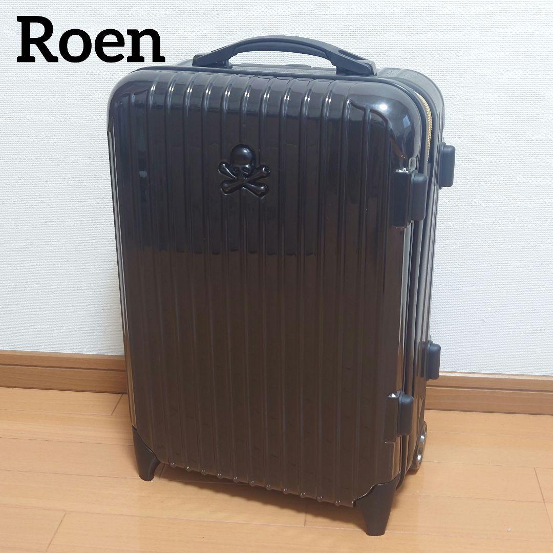 Roenロエン キャリーケース トランク ドクロ スカル 2輪 機内持込サイズ