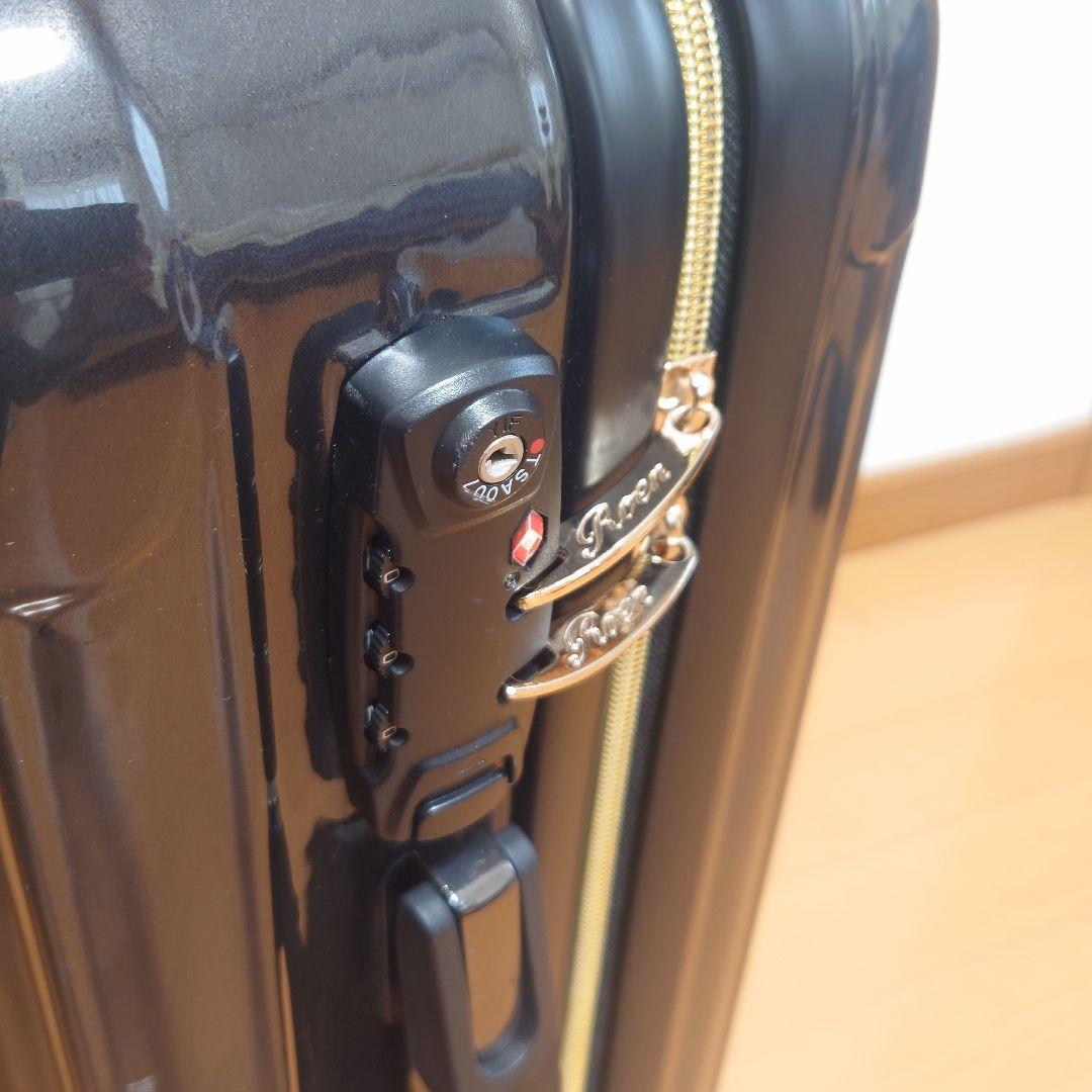 Roenロエン キャリーケース トランク ドクロ スカル 2輪 機内持込サイズ