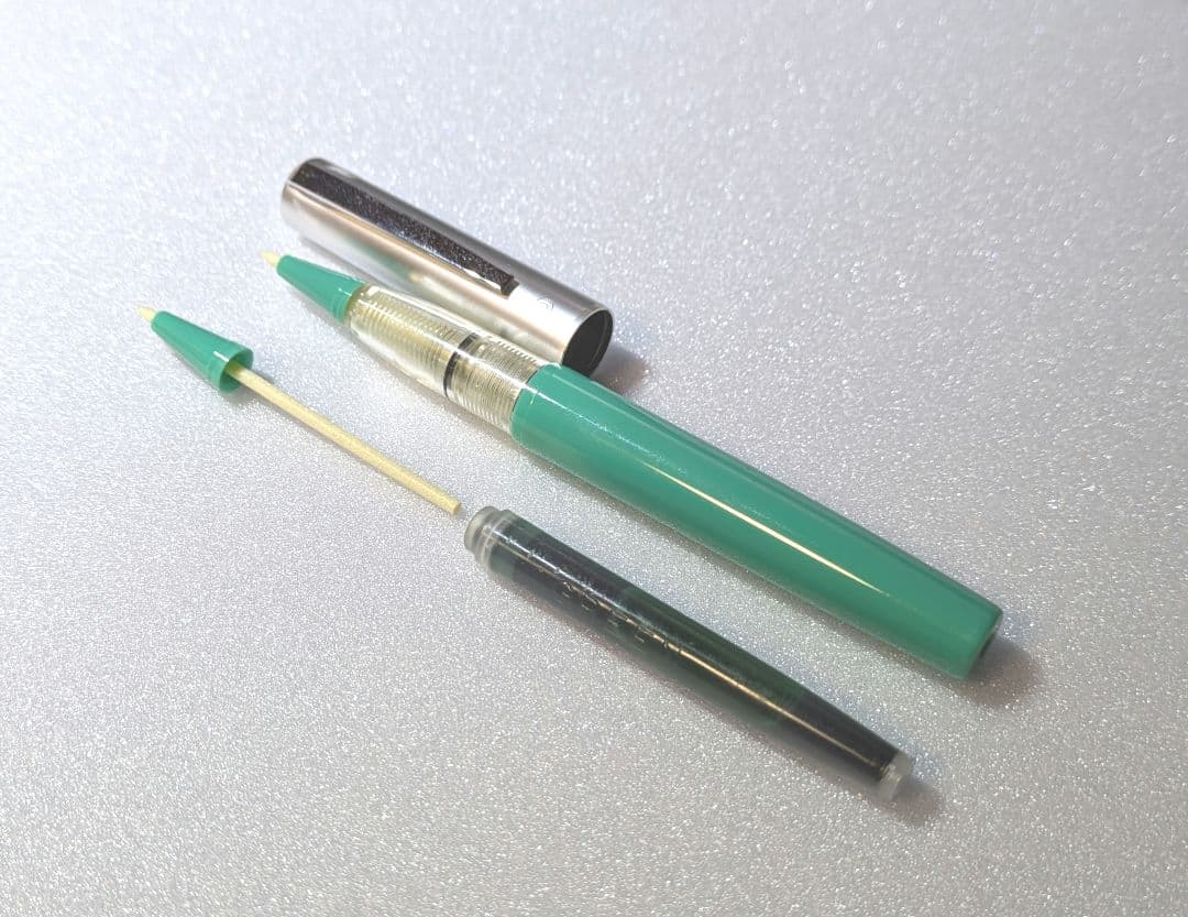 超希少・廃盤 プラチナソフトペン S-600 グリーン軸 プラチナ万年筆 未使用