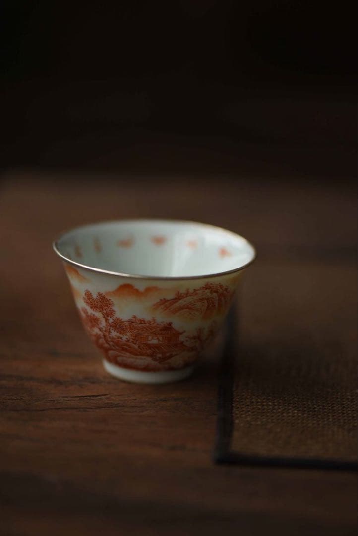 湯呑み、茶碗/茶器（単品）陶磁器(セラミック製) と銀製　雲由山坊｜山水　ギフト