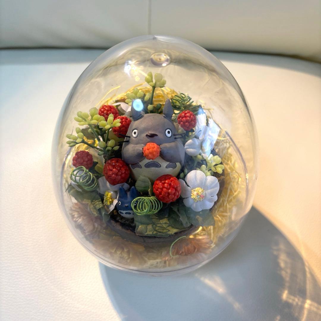【レア】となりのトトロ　卵型ケース入り四季のジオラマ　春