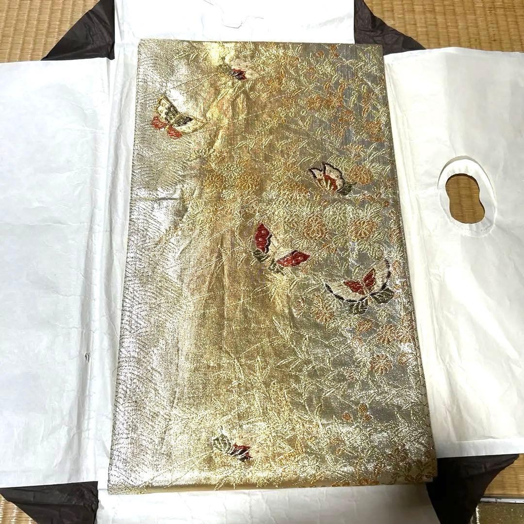 正絹の振袖 黒と赤の花柄　振り袖フルセット