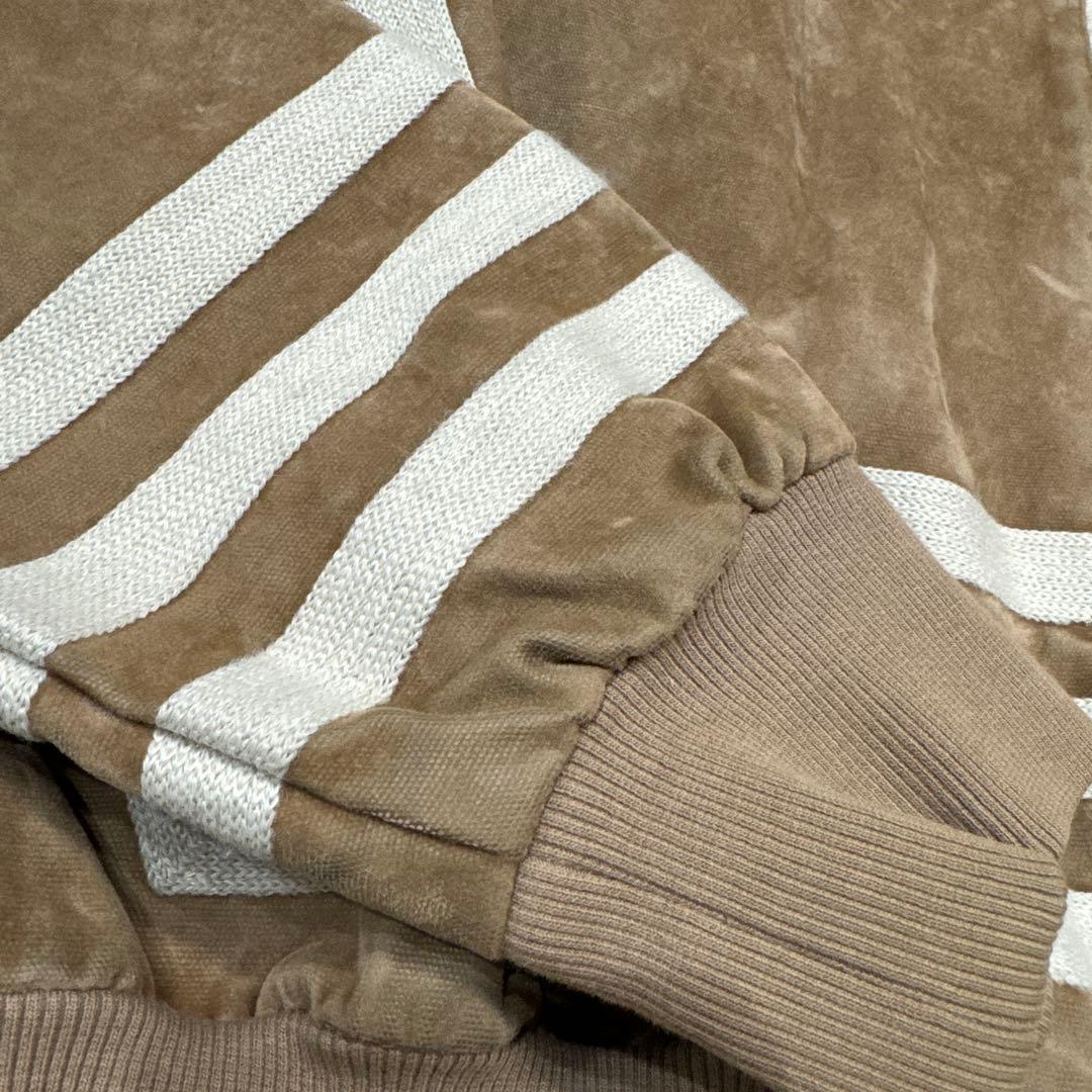 【激レア】アディダスオリジナルス　ジップパーカー　ファー　トレフォイルロゴ刺繍