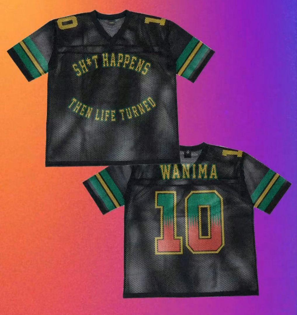 WANIMA フットボールシャツ S/Mサイズ ブラック