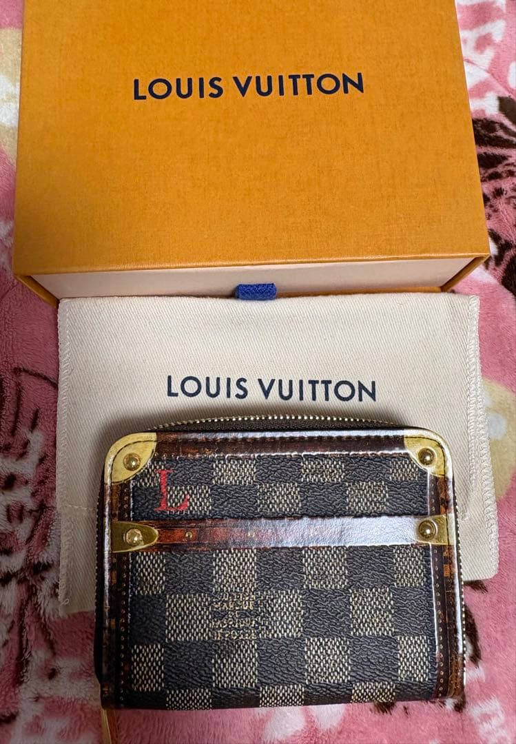 もか♡　ヴィトン　ダミエ トランク　ケース　財布