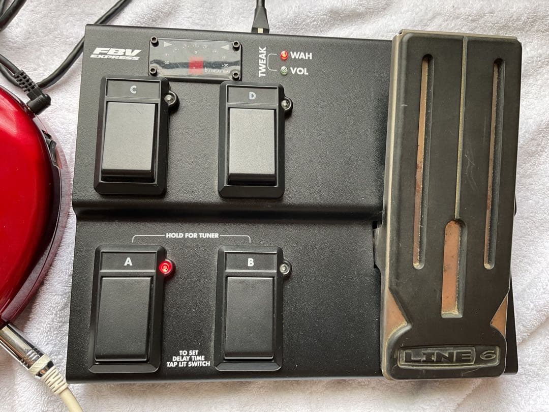 LINE 6 POD X3 レッド & FBV ペダル　音出し確認