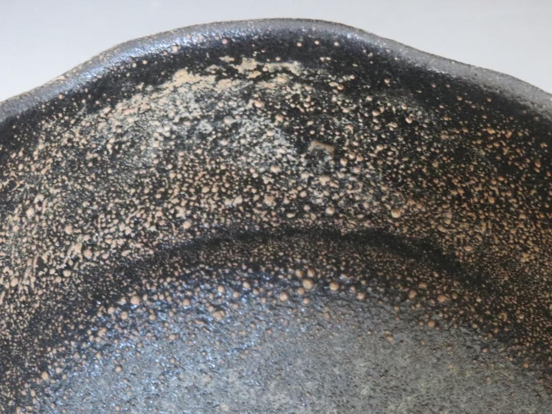 佐々木昭楽　光悦写　黒茶碗　茶道具　茶碗