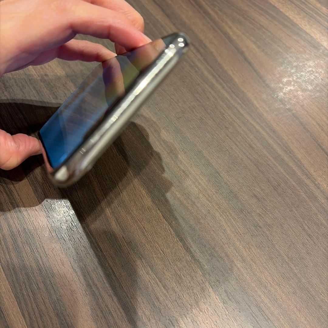【美品】iPhoneX Silver 64GB バッテリー最大容量93%