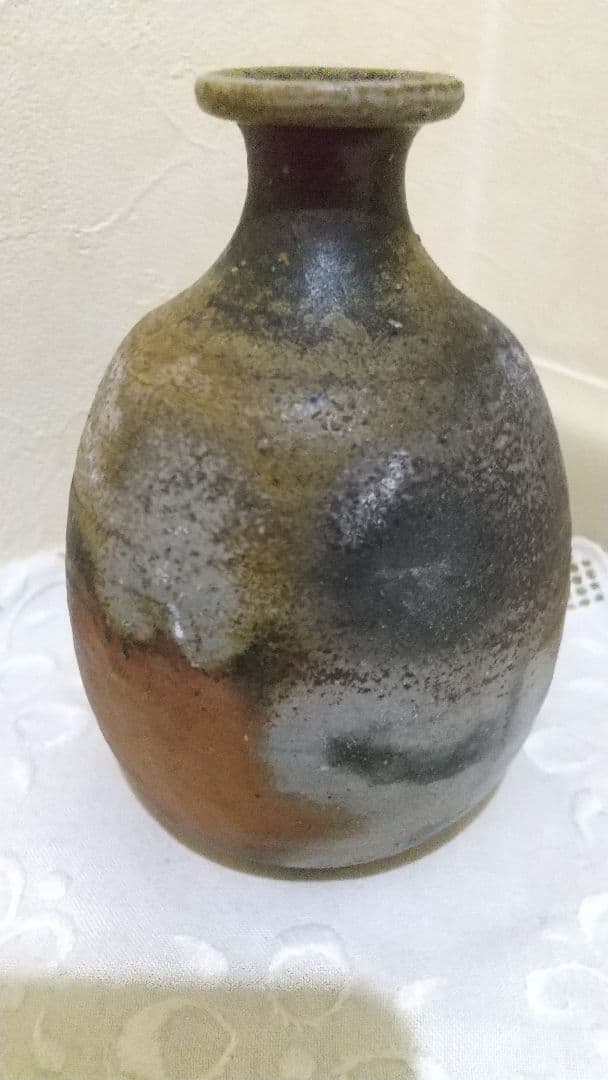 備前焼(楽山窯) 徳利 花瓶