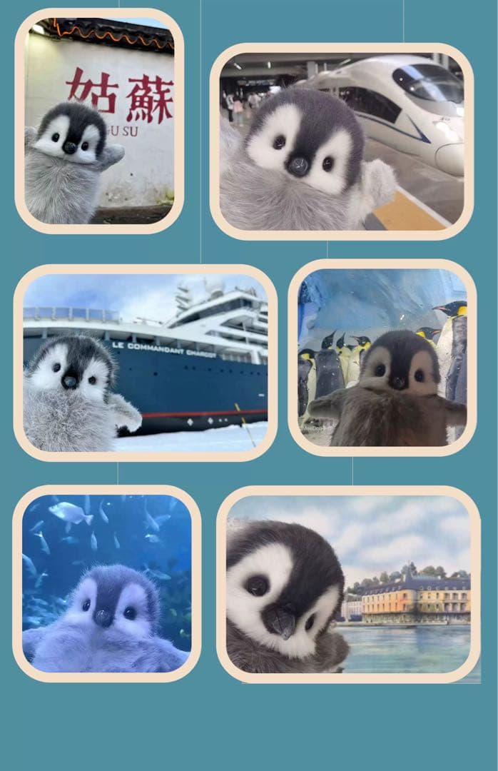 Yomeedoll ペンギンのぬいぐるみ