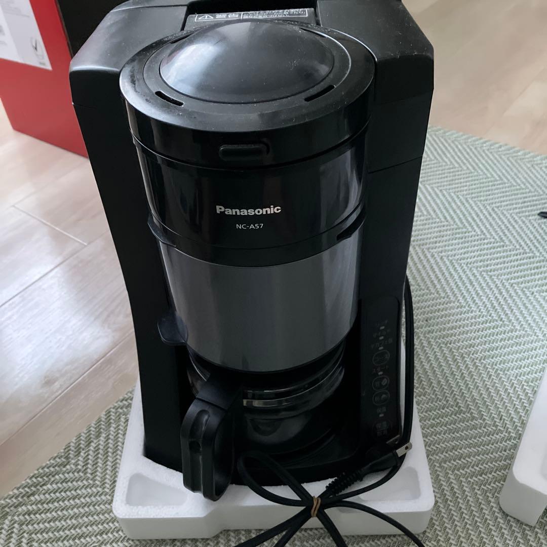 Panasonic NC-A57-K コーヒーメーカー【紙フィルターつき】
