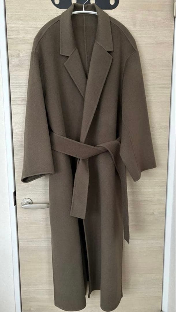 まちゃこ様　美品　Plage ベルト付き チェスターコート　38size