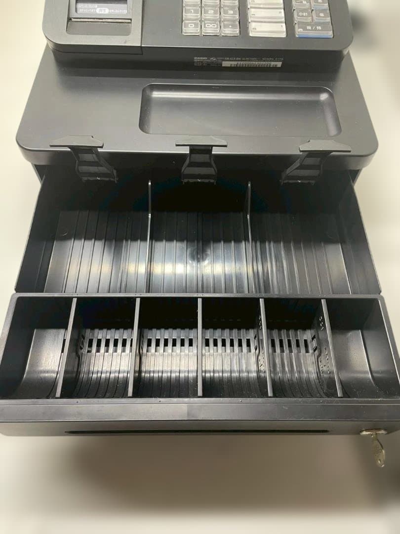 A◆CASIO　カシオ　レジスター　SR-G3-BK　ブラック　美品