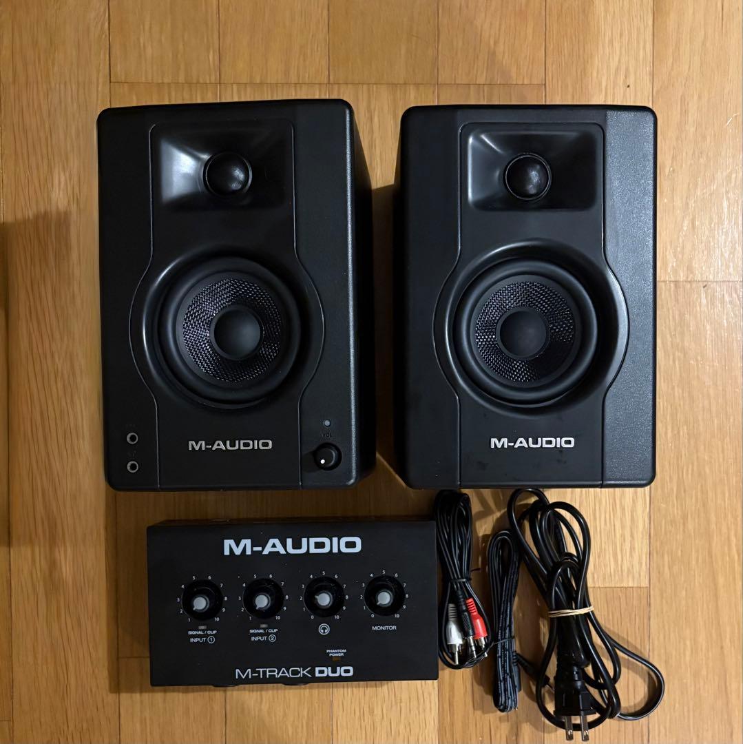 M-AUDIO M-TRACK DUO + BX3スピーカーセット