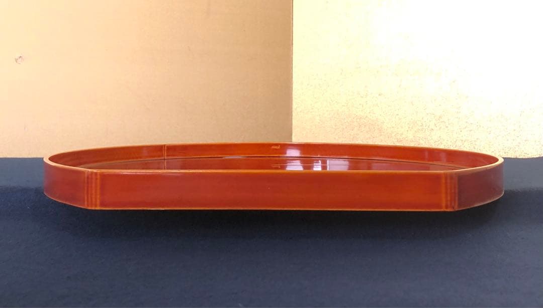 《R》飛騨春慶塗 半月会席膳5客揃 船津工芸謹製 共箱 251204お3