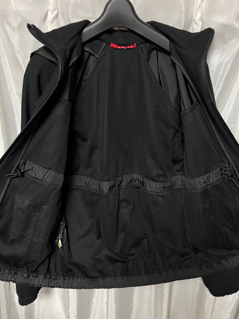 PRADA 2007 ウールブルゾン 止水ジップ