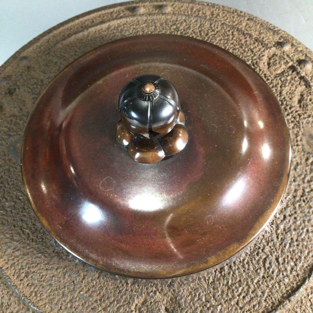 Ｐ１４２　茶釜　『十二代　和田美之助造』『万代屋釜』　共箱　茶道具