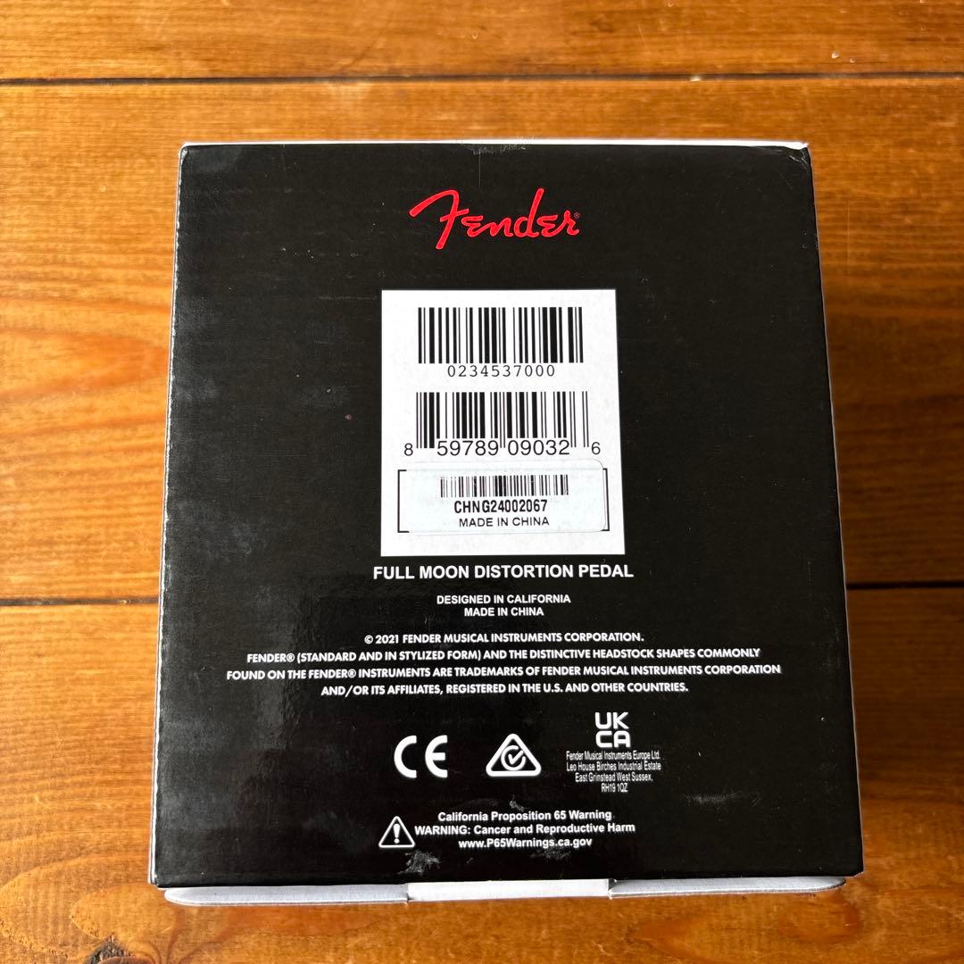 【新品】Fender エフェクター FULL MOON DISTORTION