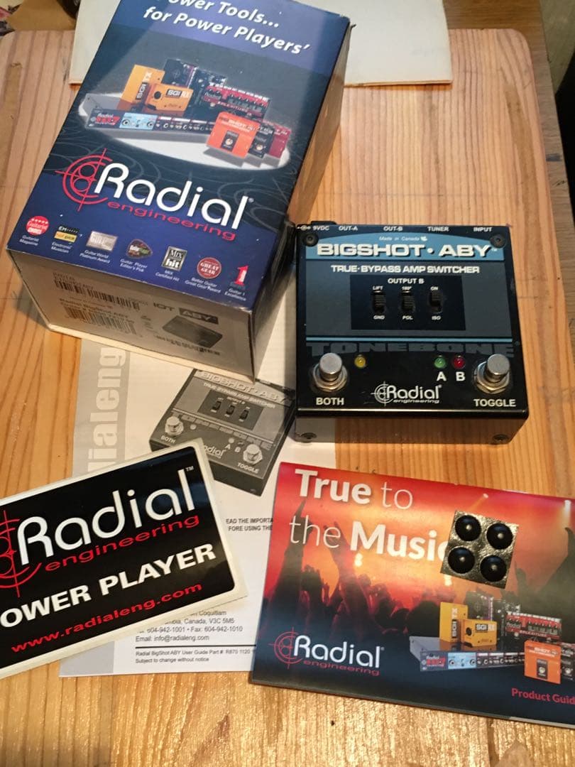 Radial BigShot ABY トゥルーバイパススイッチャー