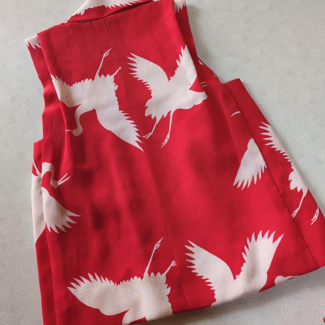 七五三３歳正絹手縫いの被布（中綿無し）アンティーク