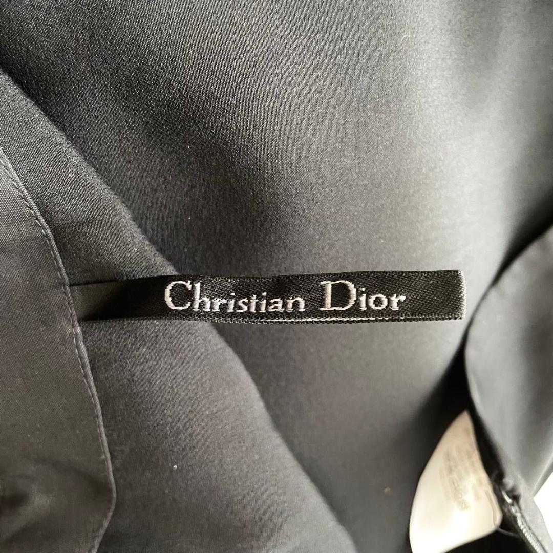 極美品 Christian Dior ウール シルク　フレアスカート　38 M