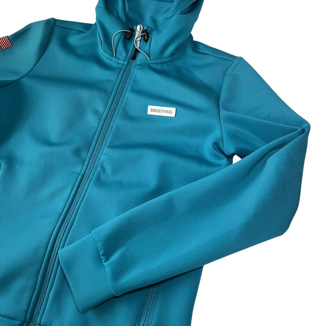 【超美品】ブリーフィングゴルフ レディースパーカー S ストレッチ レアカラー