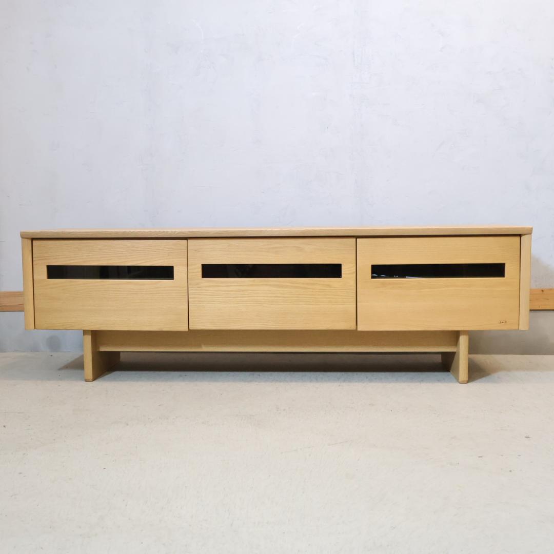 HAMAMOTO 浜本工芸 ナラ材 TVボード テレビボード ローボード 収納