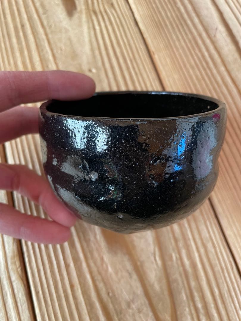 楽茶碗　茶道　抹茶碗　黒楽茶碗