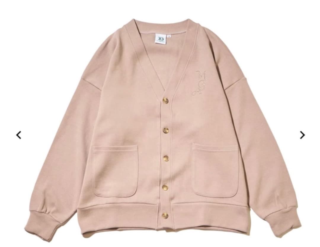 ミセスグリーンアップル　ポップアップ　カーディガン　M