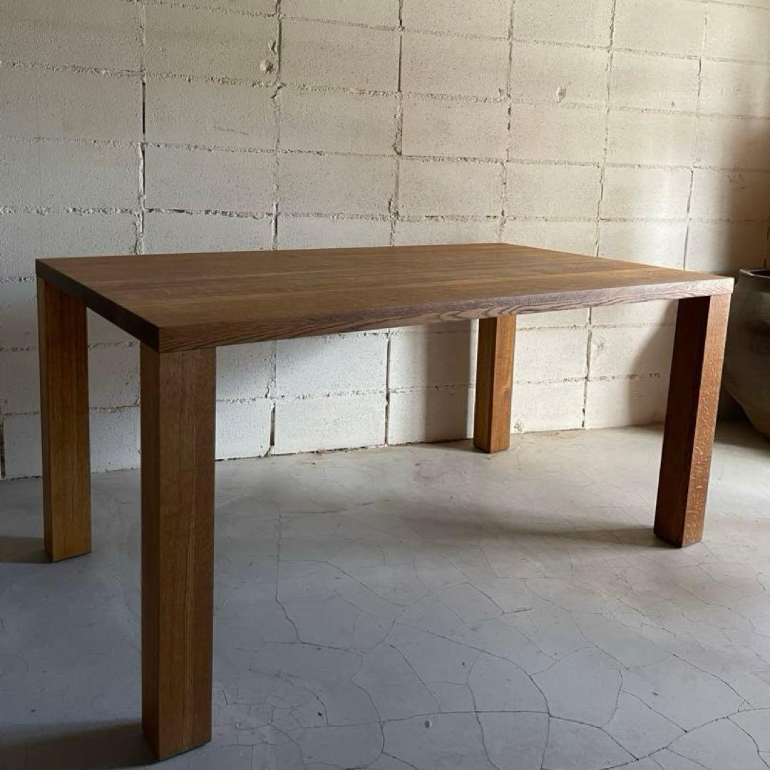 美品　nissin 日進木工　オーク無垢材　ダイニングテーブル　アクタス　北欧