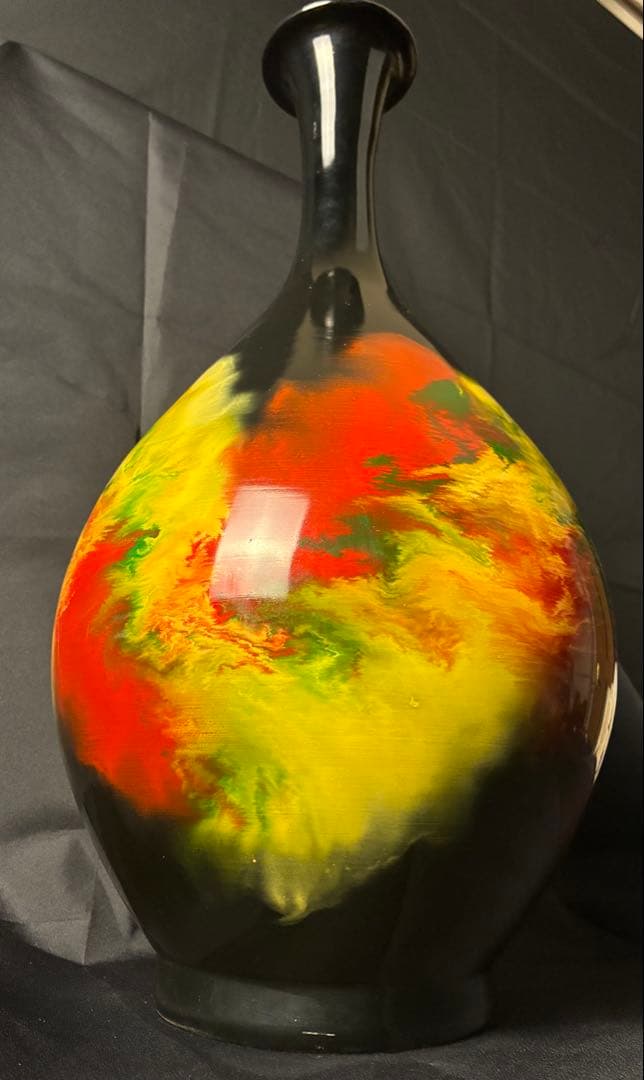 九谷焼 【⠀佐野慧成 作 】 花瓶 A-7