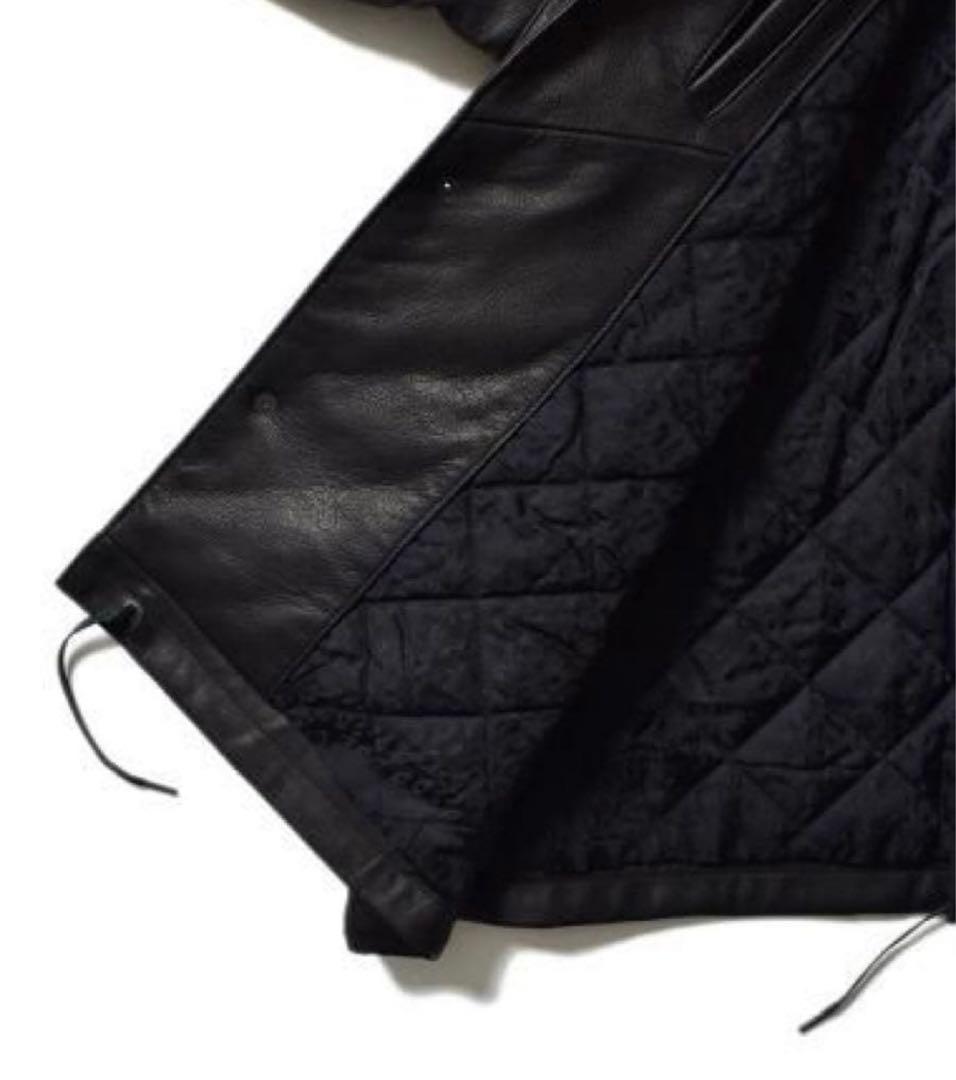 マインデニム　Sheep Leather Coach JK BLK